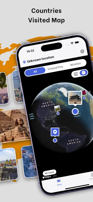 been: countries visited map screenshot 1