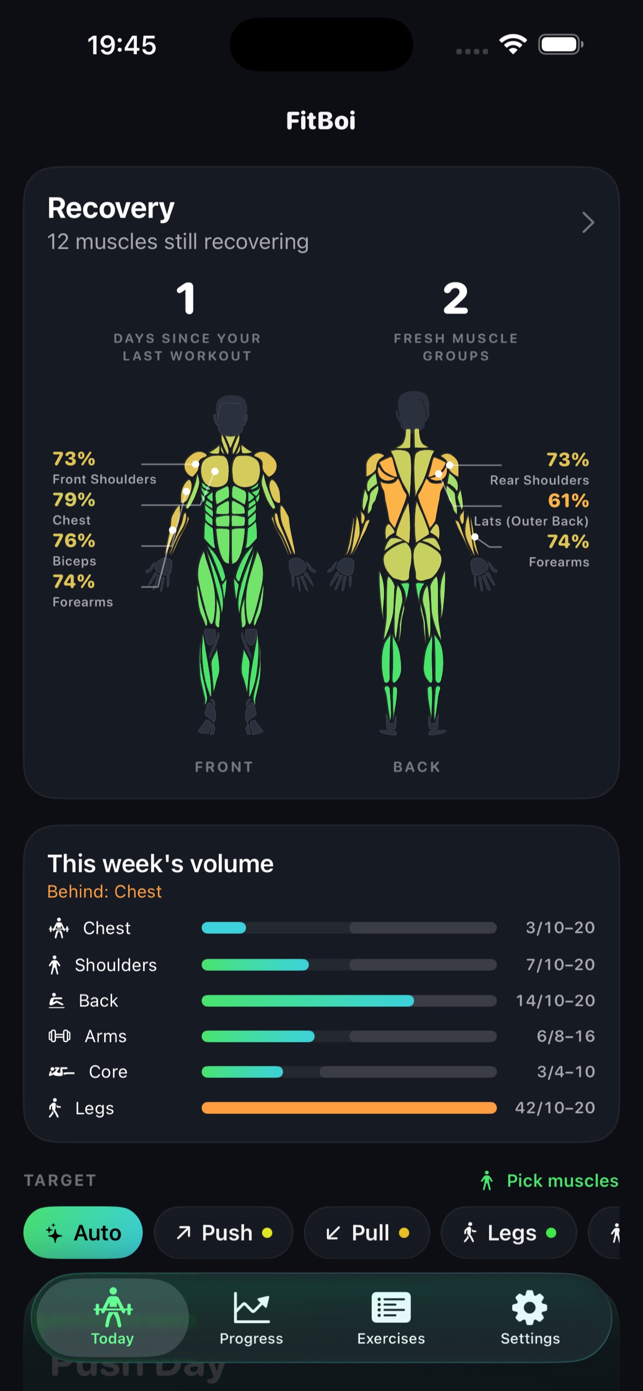 Screenshot 3 of FitBoi: AI Workout Coach