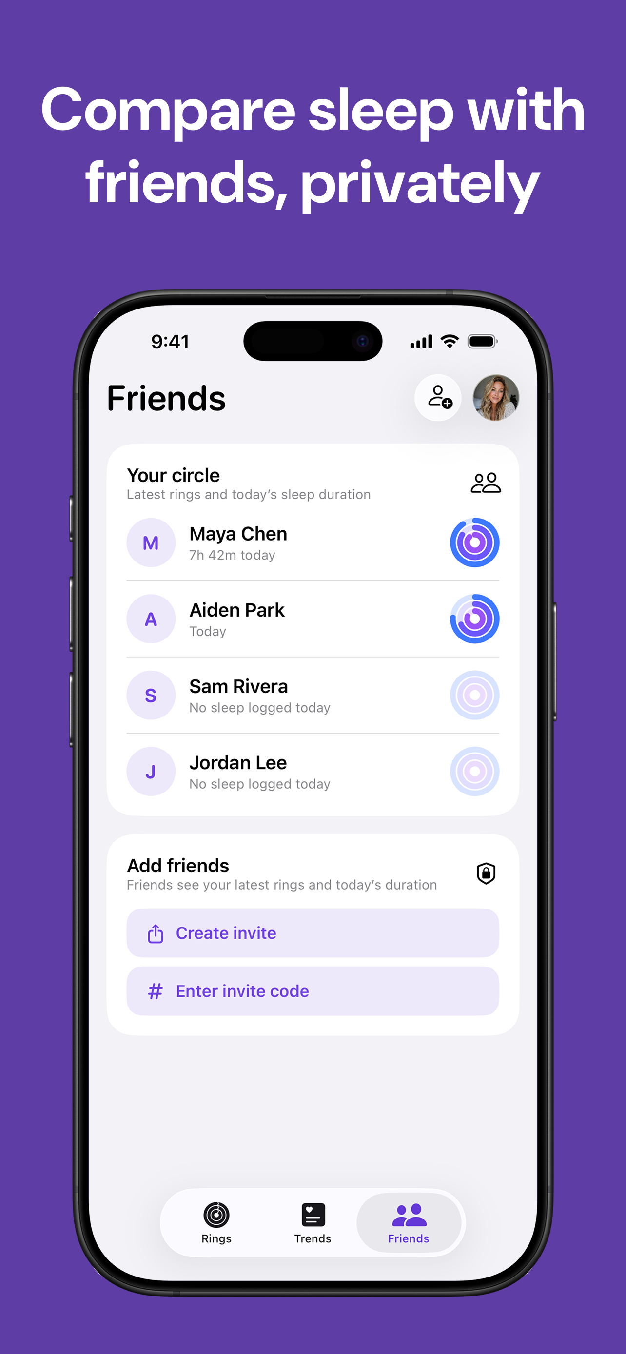 Sleep Rings & Trends: SleepKit screenshot 5