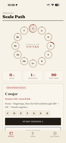Piano Scale Coach Screenshot 2 of 10