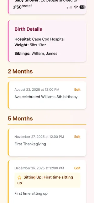 BabyBookin: Babybook Journal screenshot 1