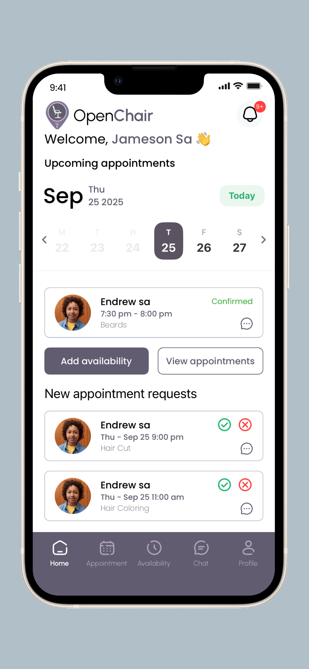 OpenChair: Last-Min Appt