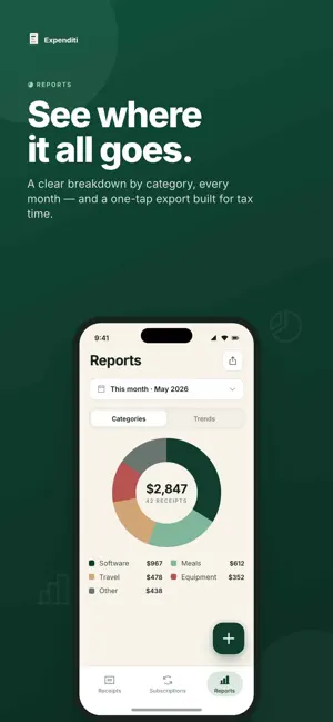 Expenditi Expense Manager screenshot 1