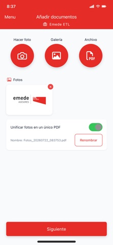 Emede ETL screenshot