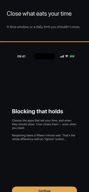 Block Apps: Cran screenshot 1
