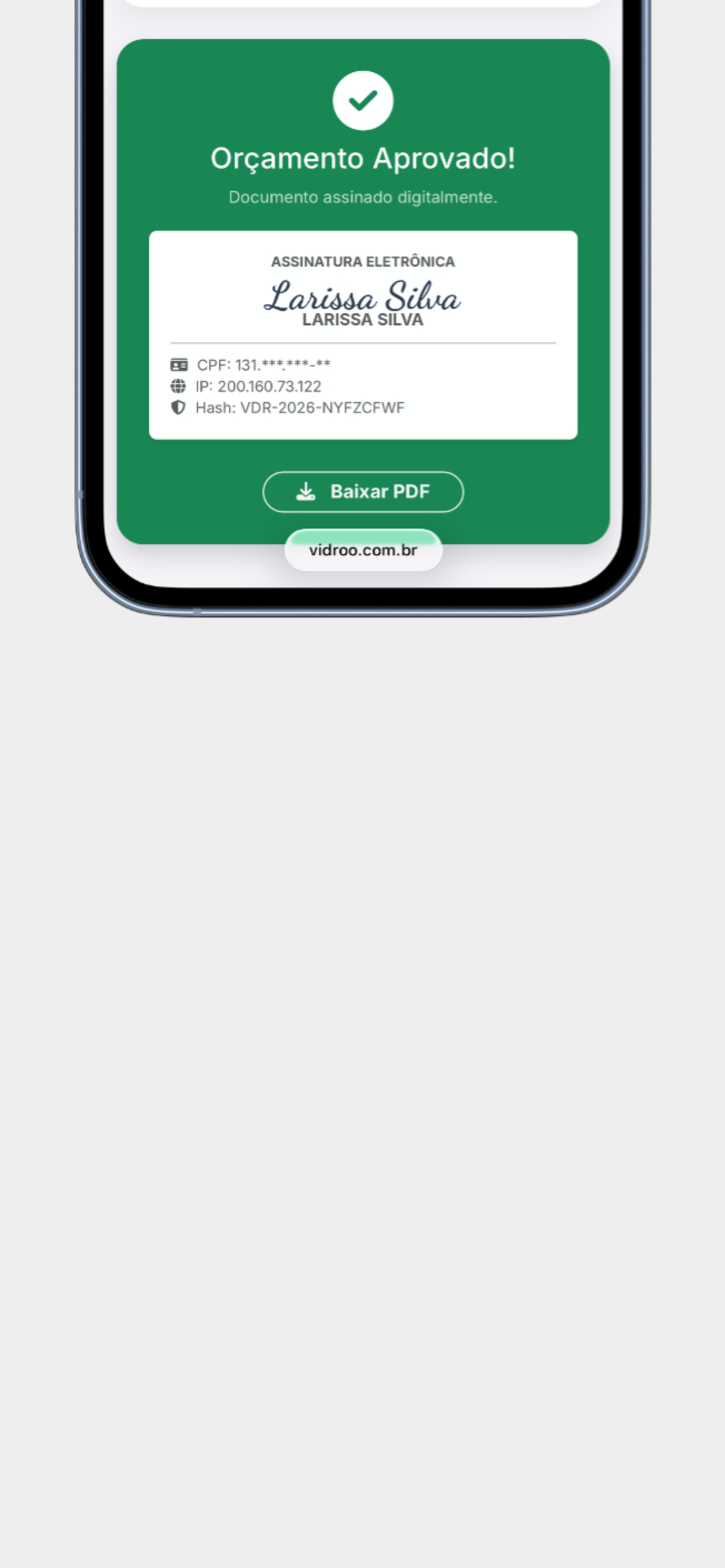Vidroo App do Vidraceiro