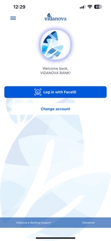 Vidanova Mobile Banking Screenshot 1 of 7