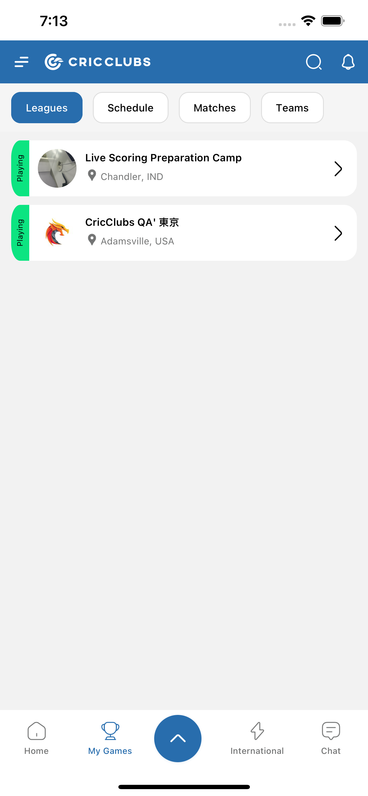CricClubs