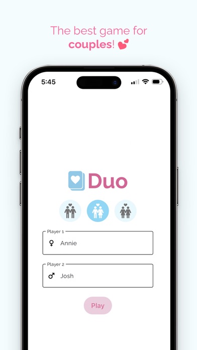 Duo: Game for couples Screenshot