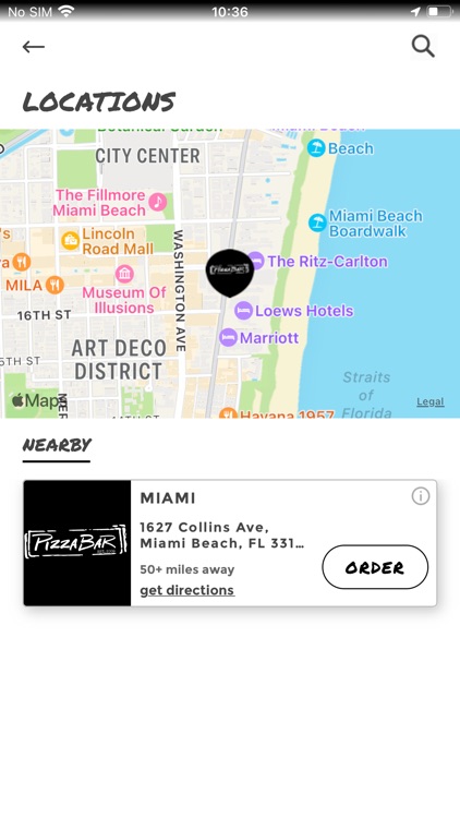 Pizza Bar Miami Beach