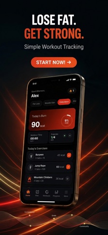 FitTrack: Workout Planner iPhone screenshot