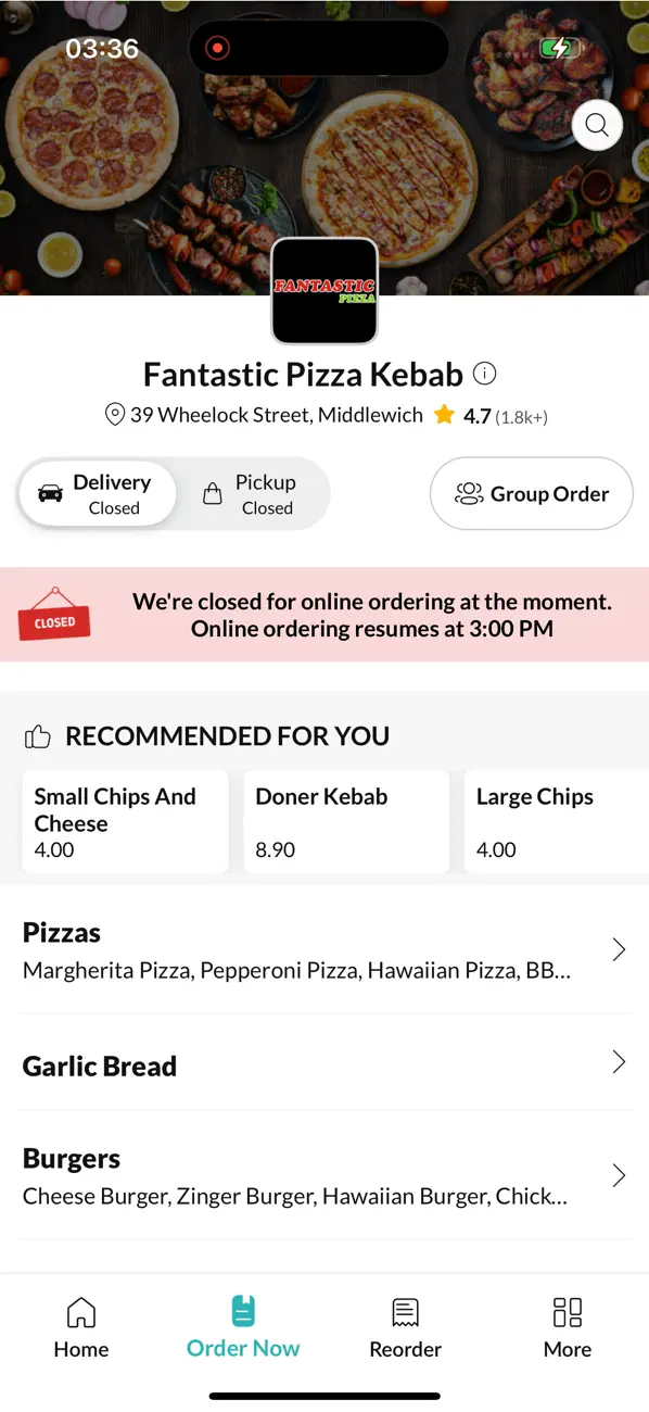 Screenshot #2 pour Fantastic Pizza Kebab