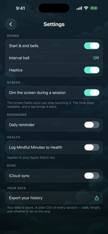 App screenshot