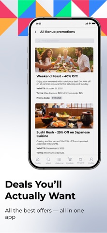 Bonuo screenshot