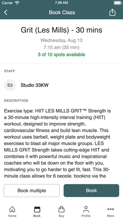 33 Kingsway Gym & Studio screenshot