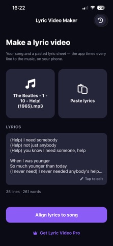 Waveloop Lyrics Screenshot 2 of 10