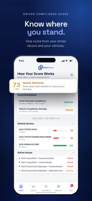 DriveDocket screenshot 2