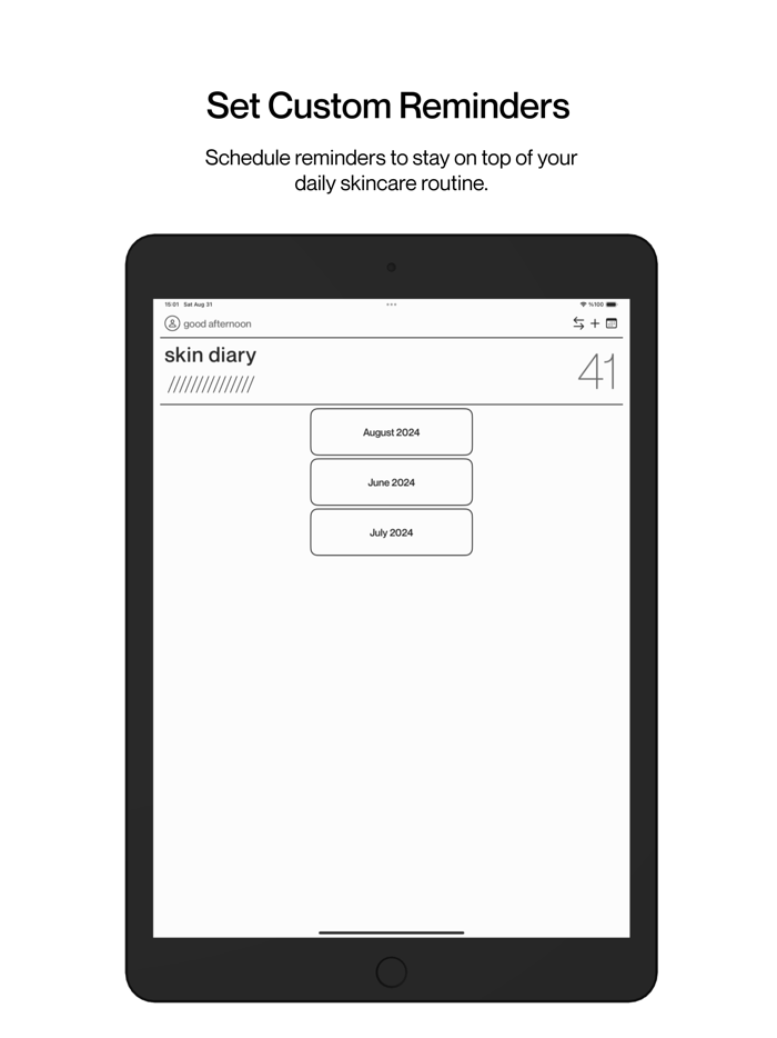 Skin Diary Track  Glow