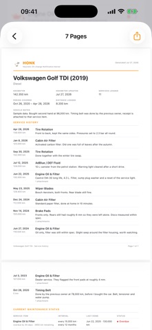 HONK - Car Maintenance Tracker Screenshot 6 of 6