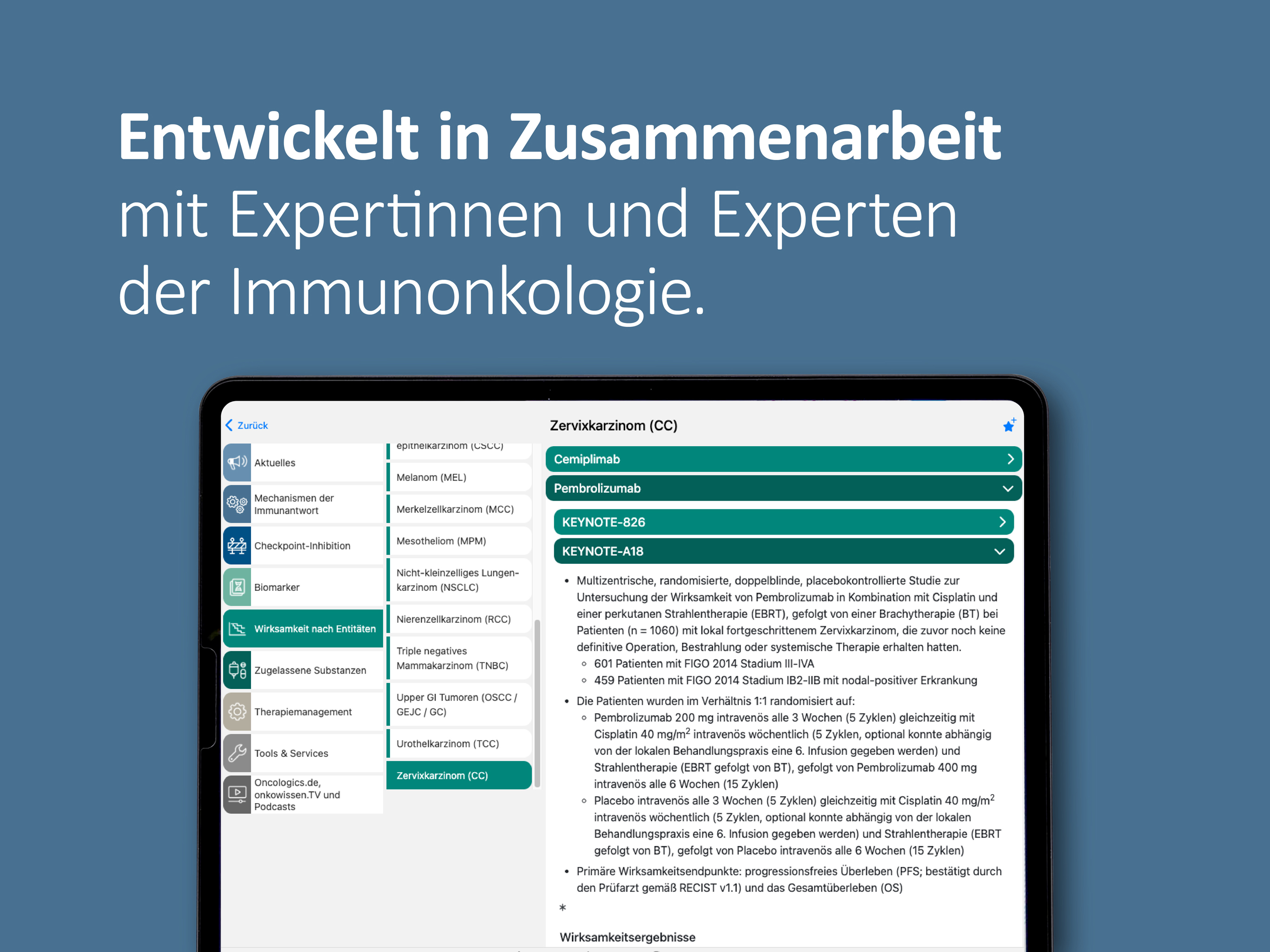 Immunonkologie onkowissen screenshot 10