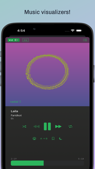 Muziqi - Pro Audio Player iPhone screenshot 4 - Music app