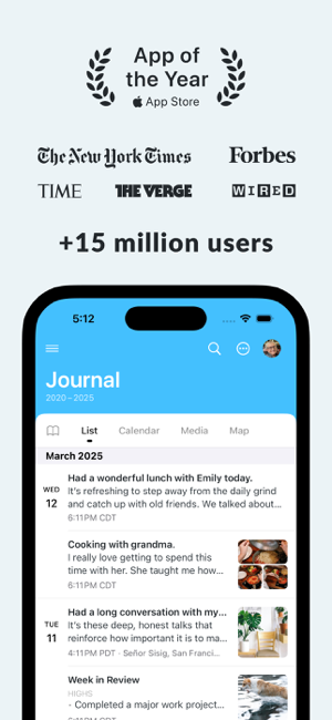 ‎Day One Journal: Private Diary Screenshot