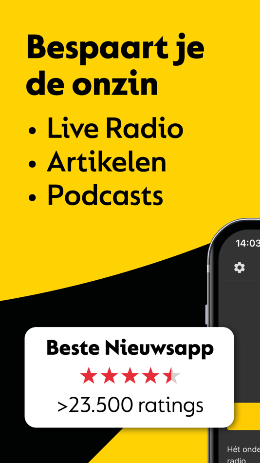 #3. BNR | Nieuws, Radio & Podcasts (iOS) By: FD Mediagroep