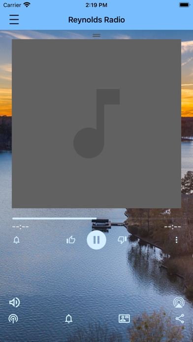 Screenshot 1 of Reynolds Radio App