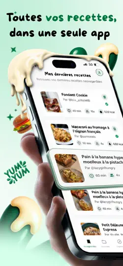 Capture d'écran de GoomY: Enregistre Tes Recettes sur iPhone 1