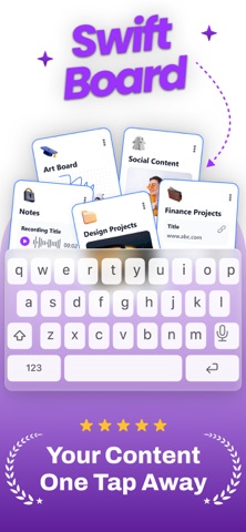 SwiftBoard: Work Keyboard screenshot