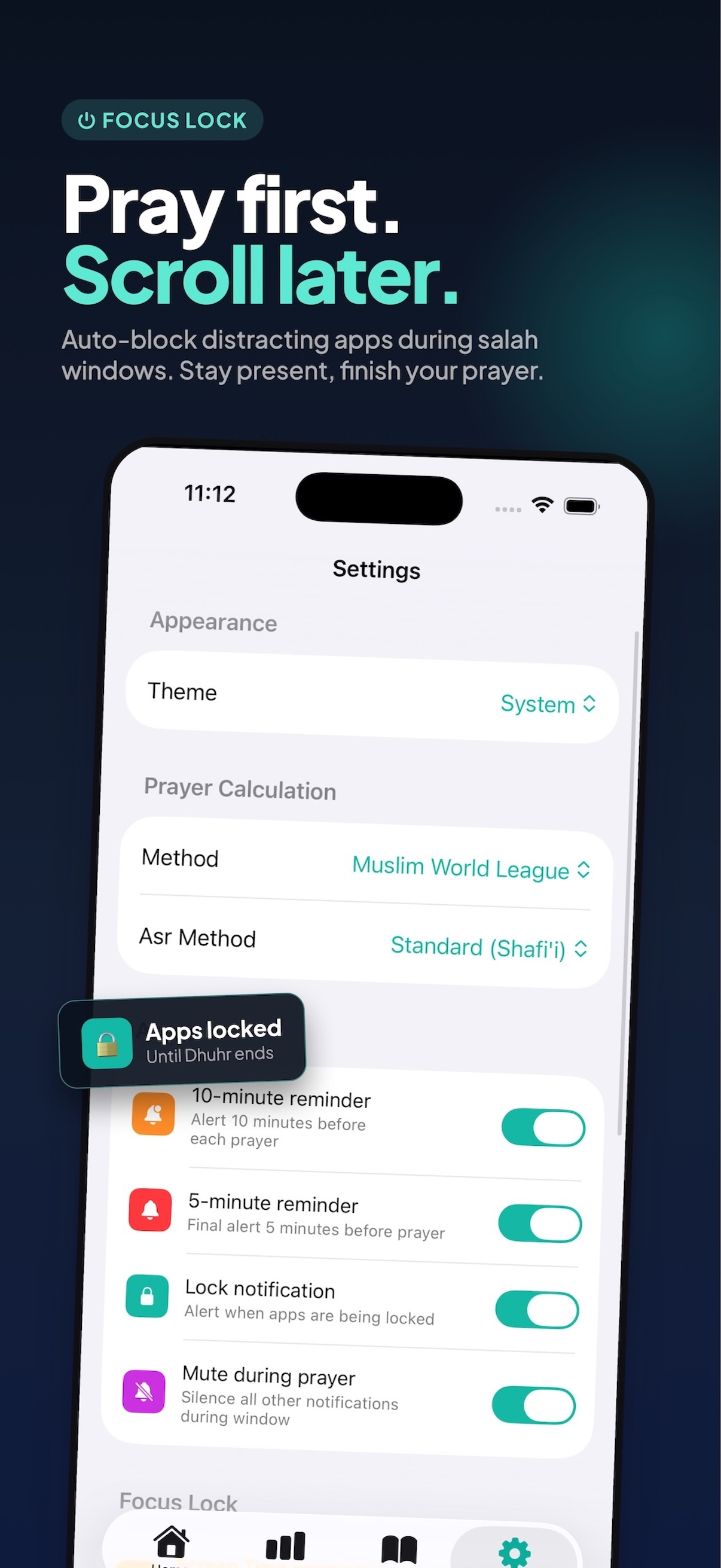 Salah Lock: Prayer App Blocker screenshot 3