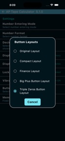 AP Tape Calculator screenshot