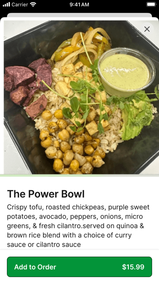 Justveggiez iPhone screenshot 3 - Food & Drink app