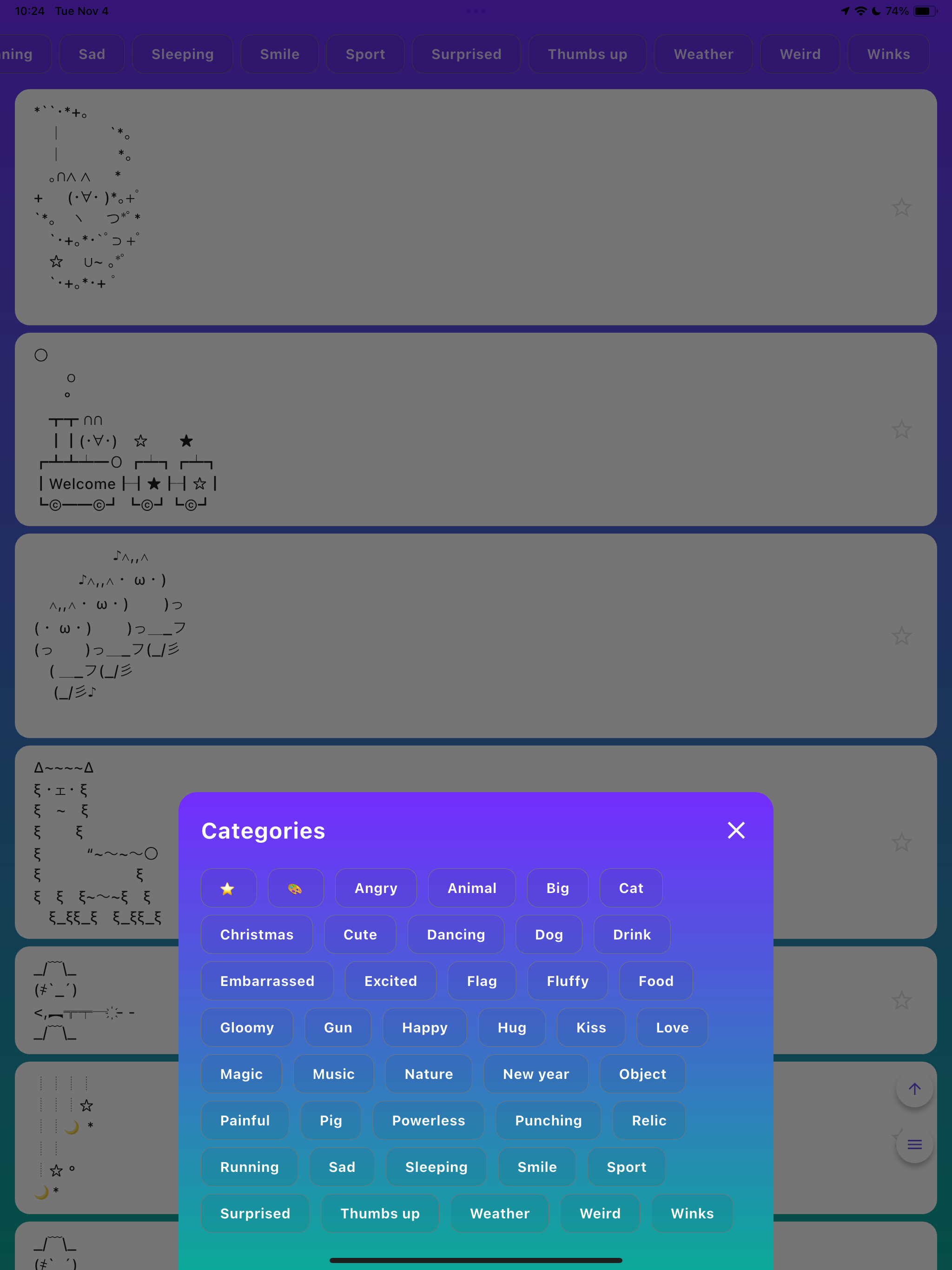 Kaomoji – Kawaii Emoji App