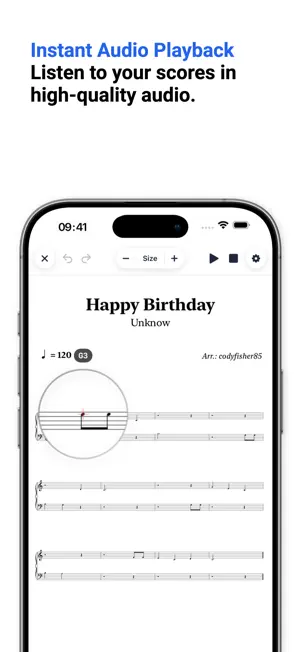 GPMuse: Music Notation screenshot 4