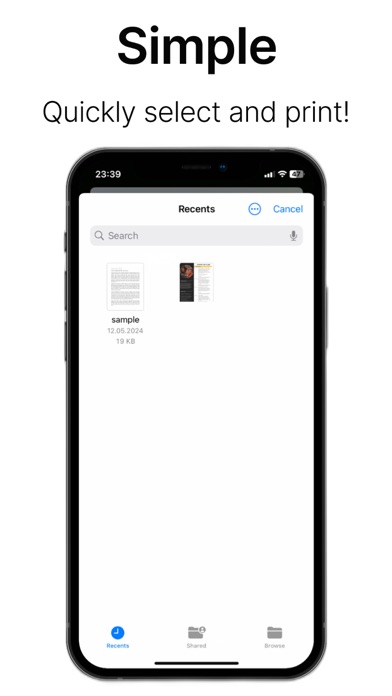 Mobile Print - Printer ePrint Screenshot