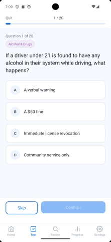 Drive Prep NC: DMV Permit Test iPhone screenshot