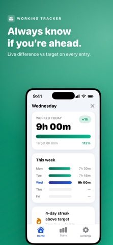 Shiftly - Work Hours Tracker Screenshot 3 of 5