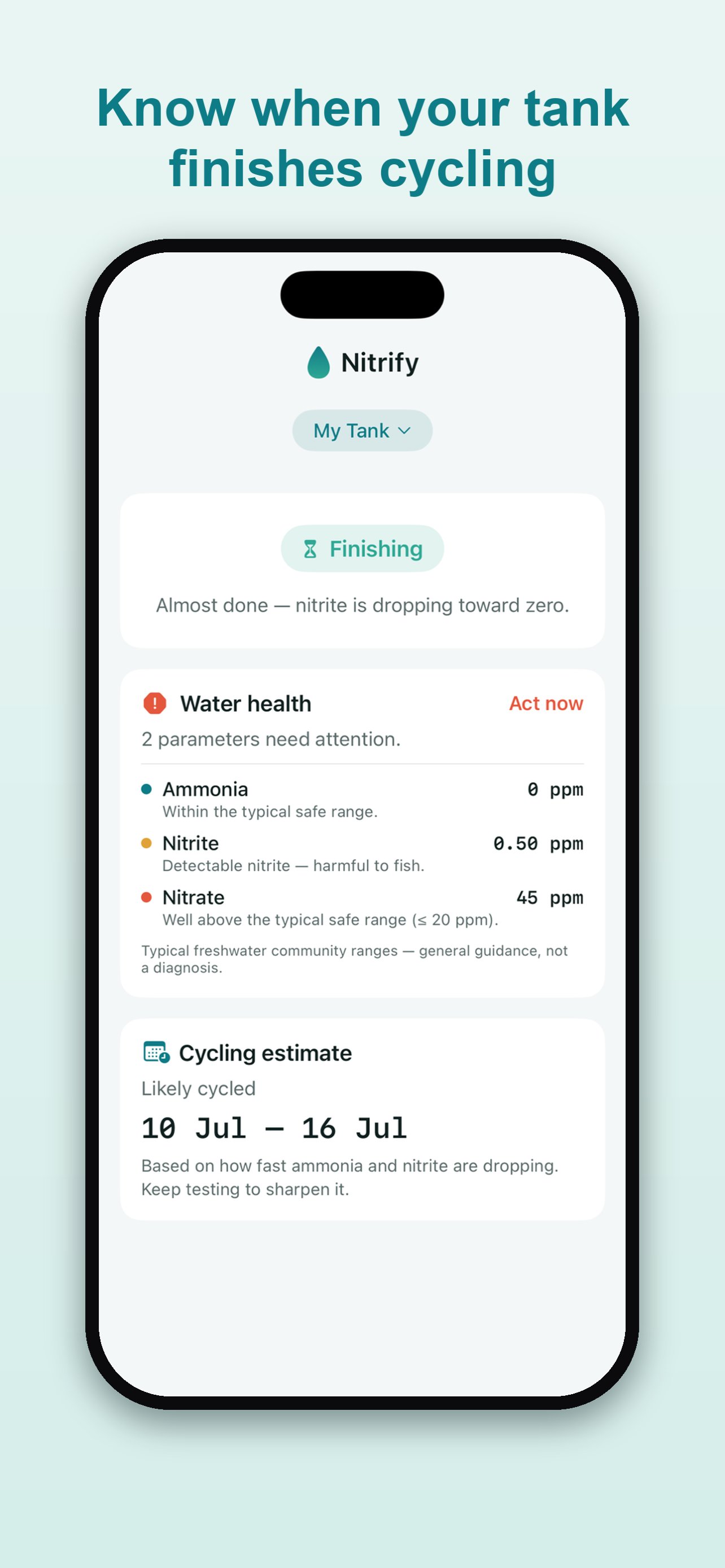 Nitrify: Aquarium Water Test screenshot 6