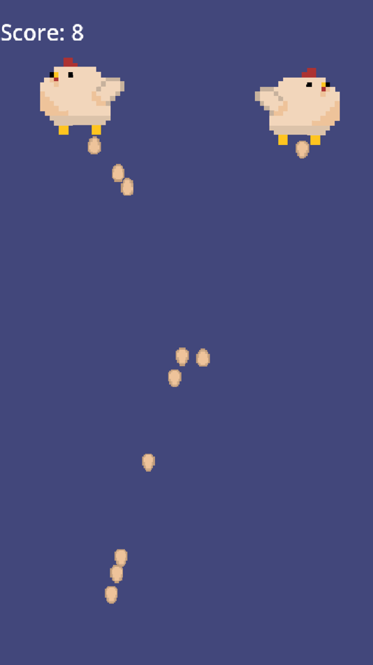 #2. Raining Eggs: Catch Them (iOS) Podle: Mircea Ionescu