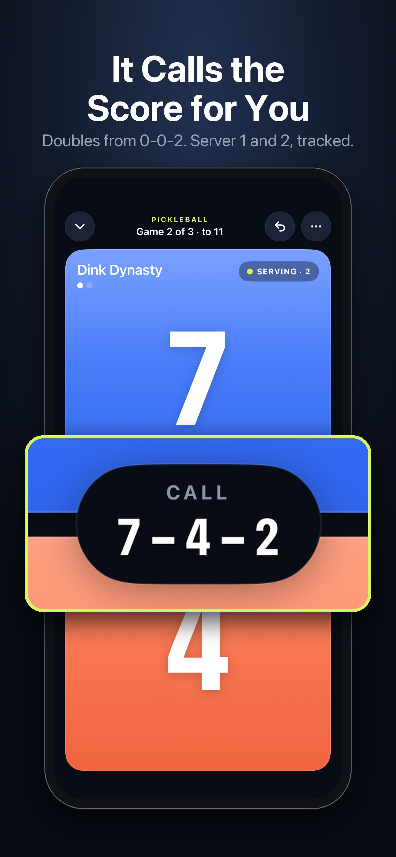 Screenshot 2 of Scoresmith: Pickleball Score