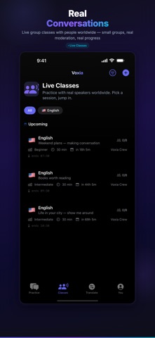 Voxia: AI语言导师 screenshot