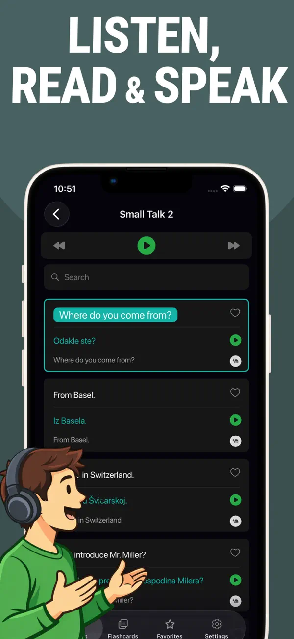 Screenshot #3 pour Learn Croatian - Lentil