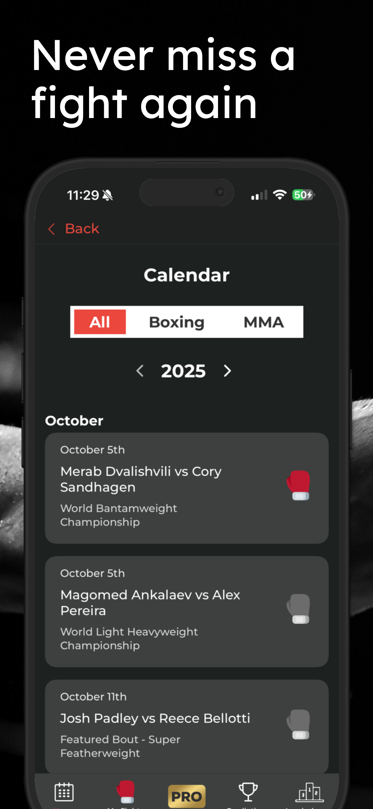 Ringwalks: Boxing & MMA Alarm