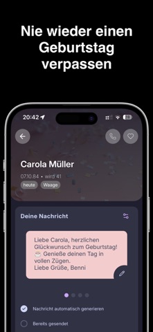 JubelGuru - Geburtstags App screenshot