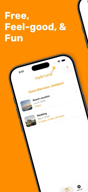 Joybound: Event Countdown screenshot 1