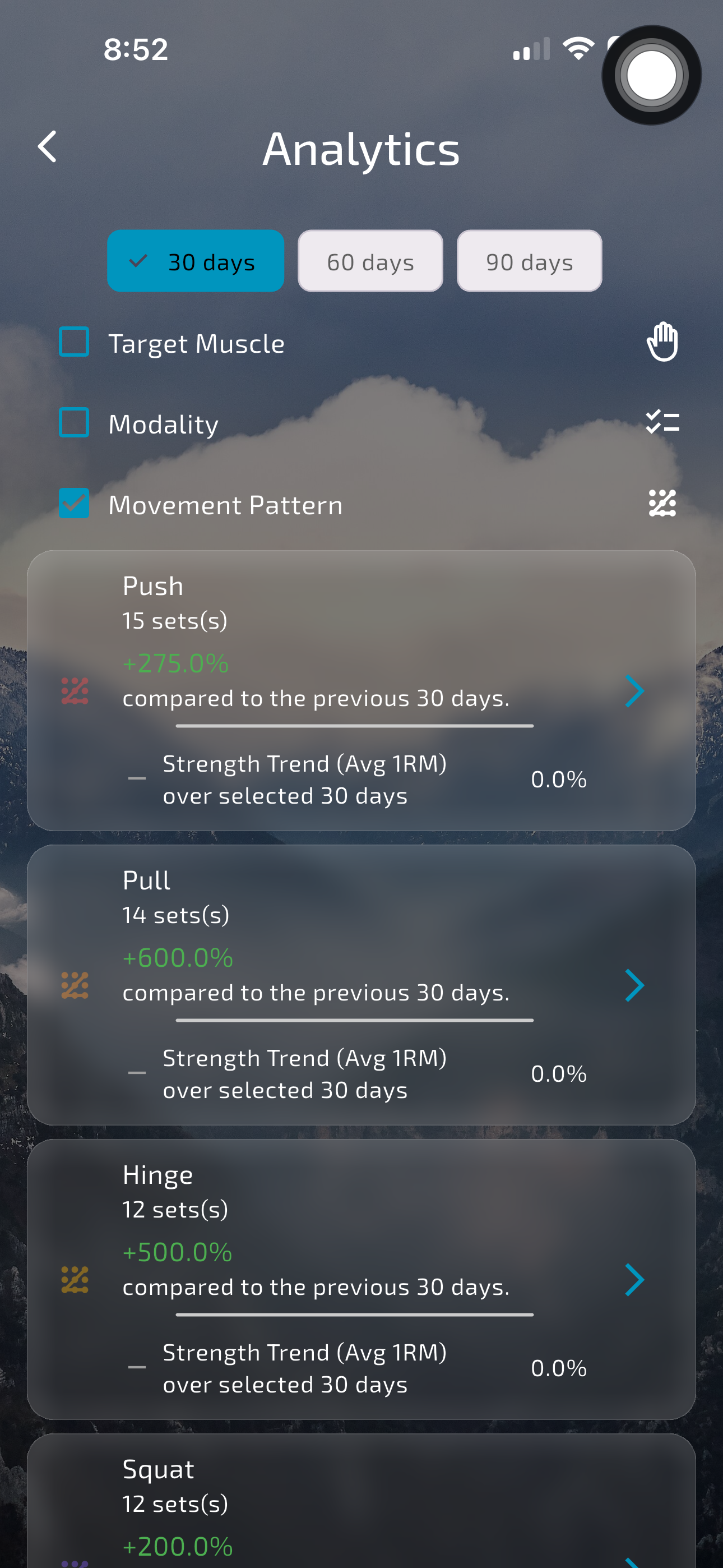 Olympus Performance Lab screenshot 8