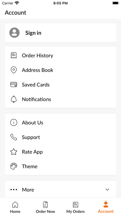 Sabiang Thai Restaurant Screenshot