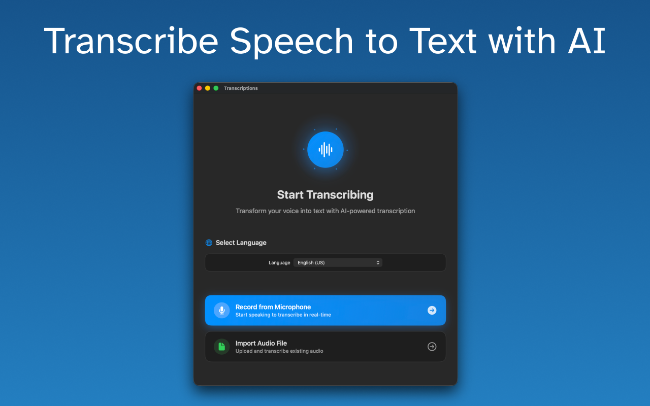 Transcribe Speech Into Text screenshot 7