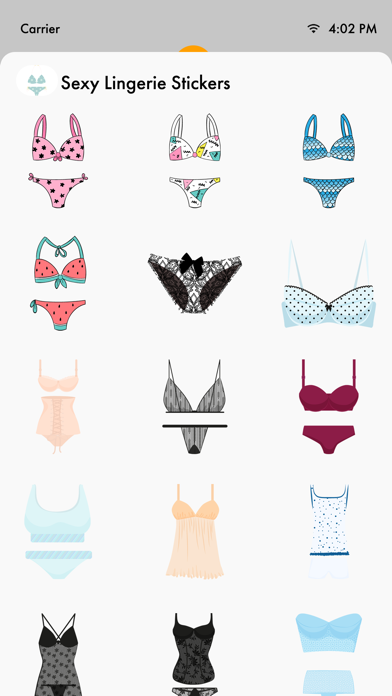 Sexy Lingerie Stickers Screenshot